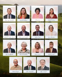 Photos of each member of the new Plaid Cabinet