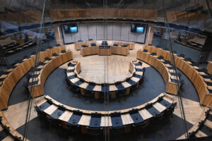 Empty Senedd Siambr