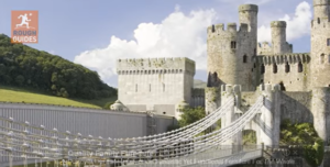 Conwy castle in North Wales