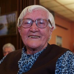 Older woman smiling